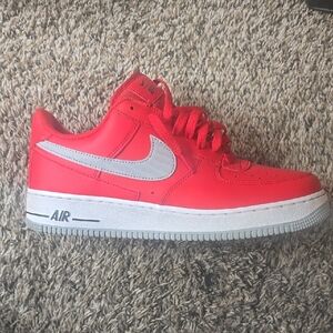 Nike Red and White Sneakers